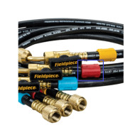HR3B - 1/4" Ball Valve Hose - Red FIELDPIECE USA 