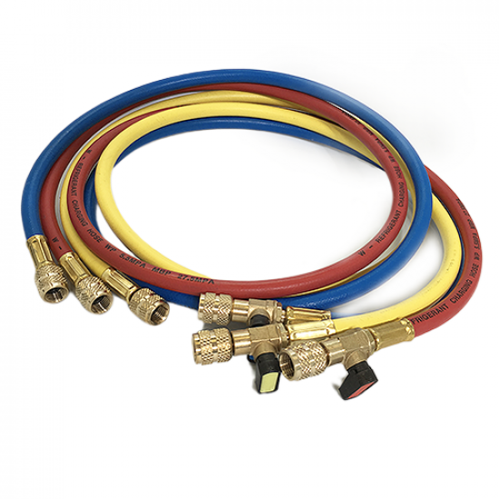 Charging hose set 5/16'', 1.5m, 4000psi Charging hose set 5/16'', 1.5m, 4000psi, SUPER EGO