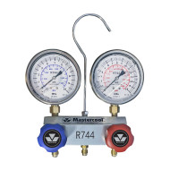 Low Pressure Oil Filled Replacement Gauge 70 mm PSI/MPa R744 MASTERCOOL USA