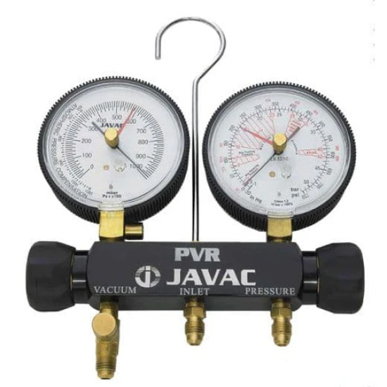 Javac-PVR-Nitrogen-Pressure-Vacuum-Manifold-set-Hoses-Adaptor