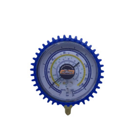 Ø80mm Low Pressure Gauge for R134a / R404A / R407C / R22 Refrigerants ACRTOOLS