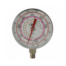 HIGH PRESSURE GAUGE Ø80 RGO4H R410A/22/407 Bar/psi/C/CLS1 CPS USA