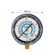 Analog Low-Pressure Gauge RGS29CL for R290 / R600 / R600A / R12700 for "GS" Manifold Sets FIELDPIECE USA 