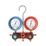ΚΑΣΑ ΜΑΝΟΜΕΤΡΩΝ 2πλη Ø80 (R22/R134A/R407C/R404A) με υγροδείκτη ROTHENBERGER