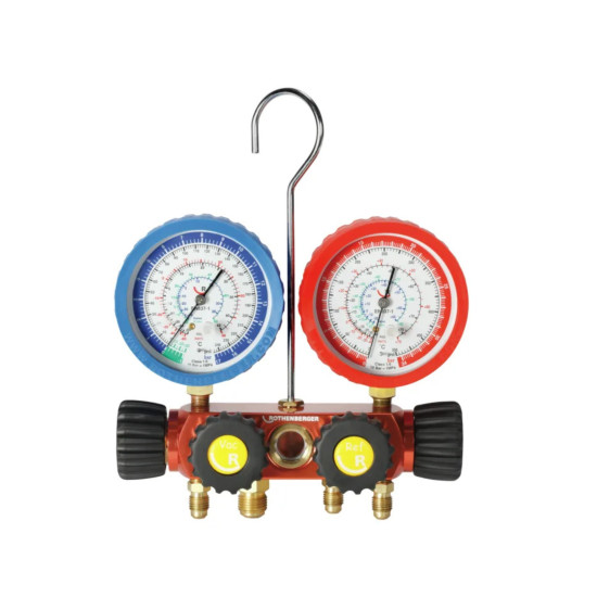 Rothenberger-4-Way-Refrigeration-Manifold-R22-R134A-R407C-R404A