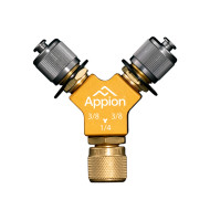 Addaptor Υψηλής Ταχύτητας "Y" 1/4"Θυλ x 2x 3/8"Αρσ SPDY14 MegaFlow Appion USA 