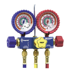 3-Valve Manifold Gauge 715C Kwik-Charge IMPERIAL