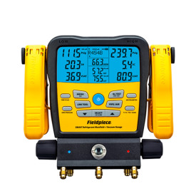 ΕΞΥΠΝΗ ΚΑΣΑ ΜΑΝΟΜΕΤΡΩΝ ΗΛΕΚΤΡΟΝΙΚΗ 3πλη SM382V ΑΣΥΡΜΑΤΗ με ΚΕΝΟΜΕΤΡΟ 2 δαγκάνες (συμβατή με Job Link®) FIELDPIECE USA 