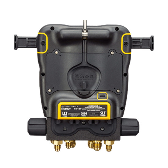 SM482V-NEW-sman-wireless-refrigerant-manifold-4-port-compatible-with-job-link-FIELDPIECE 