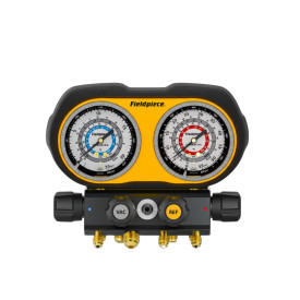 ΚΑΣΑ ΜΑΝΟΜΕΤΡΩΝ 4πλη GS434C με ΥΓΡΟΔΕΙΚΤΗ Ø80 R134a/R404A/R407C/R448A HD A3-A2L FIELDPIECE USA 
