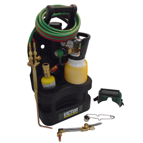 Welding kit with OXYGEN & Mapp Gas,TURBO TOTE... Welding kit with OXYGEN & Mapp Gas,TURBO TOTE...