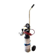 Trolley for transporting nitrogen (without cylinder & without regulator) & accessory carrying case ACRTOOLS Italy