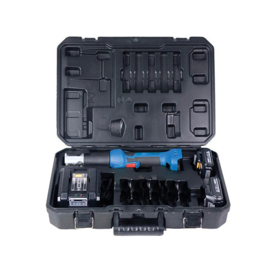 Mini-press-tool-19kN-bare-unit-2-batteries-charger-ACRTOOLS Mini-press-tool-19kN-bare-unit-2-batteries-charger-ACRTOOLS