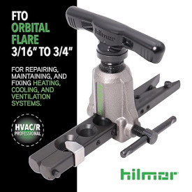 Hilmor 1838952 45 Degree Orbital Flare 3/16" to 3/4"