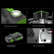 DUAL STAGE R32 VACUUM PUMP 2F2R 5CFM 230V WIPCOOL