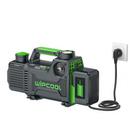 ΑΝΤΛΙΑ ΚΕΝΟΥ F2BRK 2βαθμια 5CFM 142lt/min 15microns R32 dual power - Μπαταρίας & 230V WIPCOOL