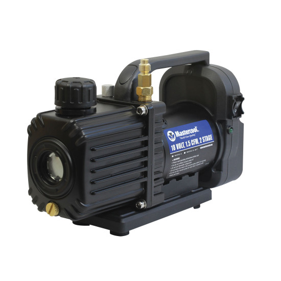 18VOLT-CORDLESS-1.5CFM-VACUUM-PUMP-5AMP-BATTERY-MASTERCOOL 