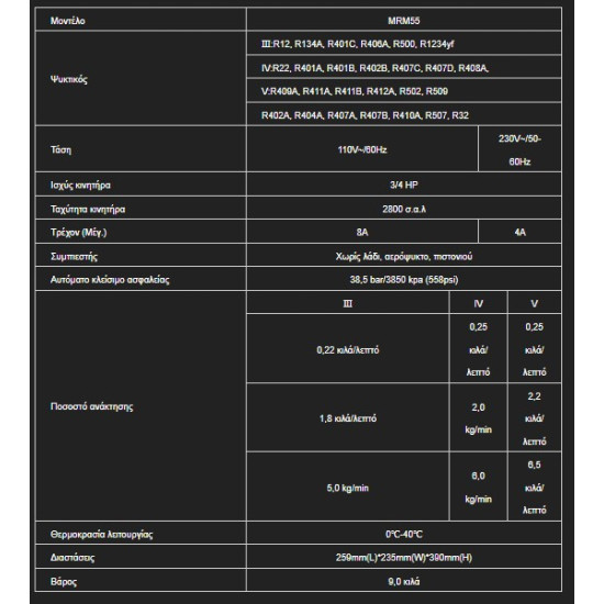 MRM55-refrigerant-recovery-machine-WIPCOOL
