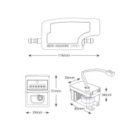 CONDENSATE PUMP "ΜΙΝΙ ORANGE SILENT+" Κit, ASPEN