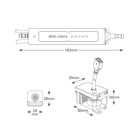 CONDENSATE PUMP "ΜΙΝΙ AQUA SILENT+" Κit, ASPEN