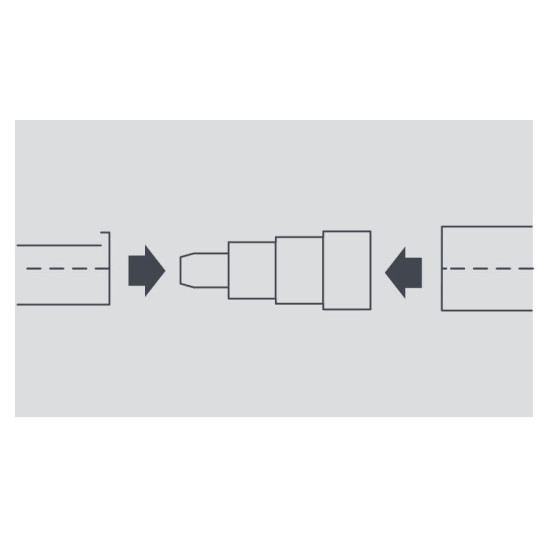 ADDAPTOR for condensate hose Ø6/12/14/16, ASPEN