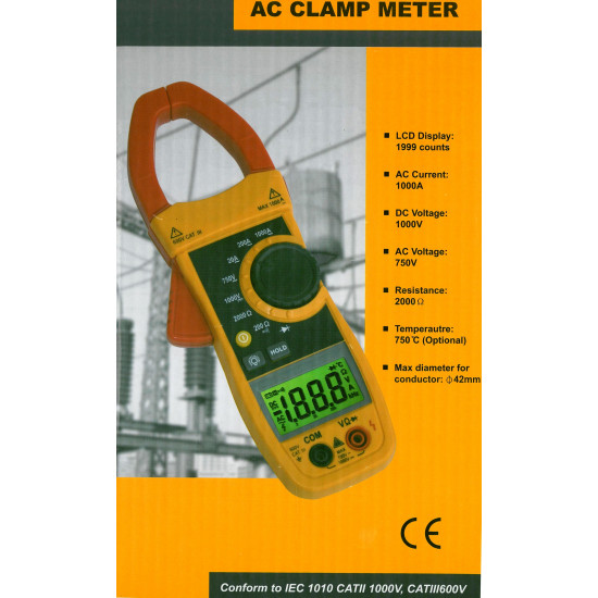 ΑC current clamp with thermometer ACR310 ACRTOOLS