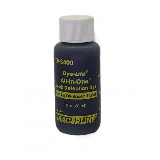 Tracerline Tp-3400-0601 Leak Detection Dye, Automotive, 1 Oz Tracerline Tp-3400-0601 Leak Detection Dye, Automotive, 1 Oz