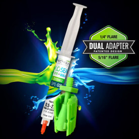 GLOSEAL UV DYE + SEALANT SPE-SDSK-CS Single-use syringe Injector & Dual adapter Set SPECTROLINE