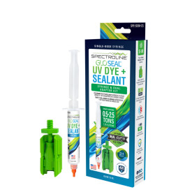 GLOSEAL UV DYE + SEALANT SPE-SDSK-CS Single-use syringe Injector & Dual adapter Set SPECTROLINE GLOSEAL UV DYE + SEALANT SPE-SDSK-CS Single-use syringe Injector & Dual adapter Set SPECTROLINE