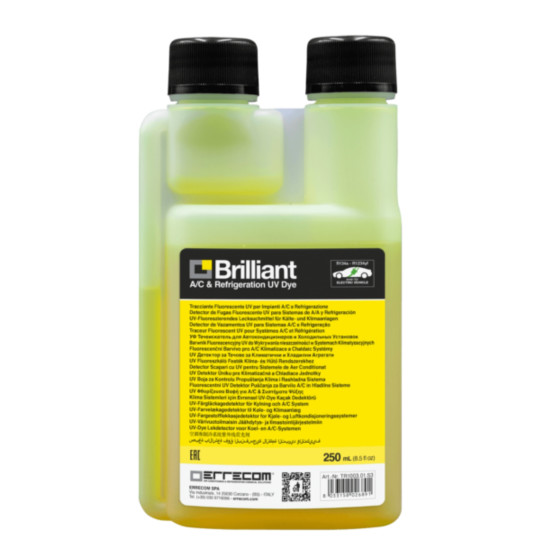 Brilliant-Fluorescent-UV-Leak-Detector-Dye- Air-Conditioning-Refrigeration-Systems-ERRECOM