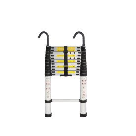 Folding Ladder 3.8m 150kg Capacity with Safety Hooks ACRTOOLS