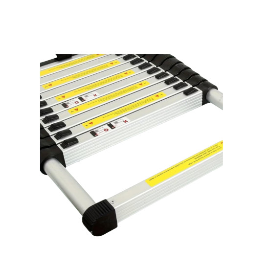 Folding-ladder-3.8m-150kg-capacity-with-safety-hooks-ACRTOOLS