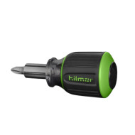 HILMOR USA 6-in-1 Multi Tool Stubby Screwdriver 1891351