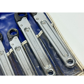 Kwik-Tite Ratchet Flare Wrench Set 399-F (1/2 9/16 5/8 3/4) IMPERIAL