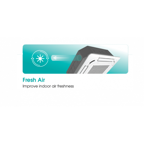 AIR CONDITION 49000BTU, "CASSETTE", R32 4-WAY,HISENSE