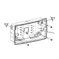 FSC switch (2Amp), 4 speeds, recessed ASPEN