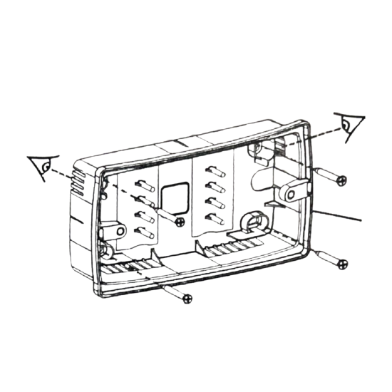 FSC switch (2Amp), 4 speeds, recessed ASPEN
