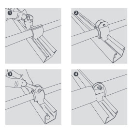 PIPE FASTENING SYSTEM INSULCLAMP 1 1/8" BBJ