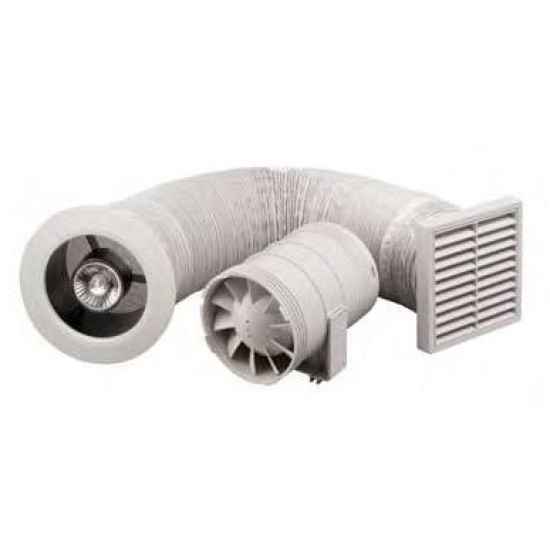 FAN BATH SR 100ΤSK , WITH ΤΙΜER/ SILENT, GREENWOOD