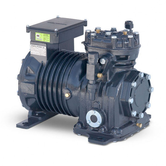 SEMI HERMETIC COMPRESSOR  4L17.2X (40X-GL-54), 2CYLINDERS, 4HP, GELPHA COMPRESSORS