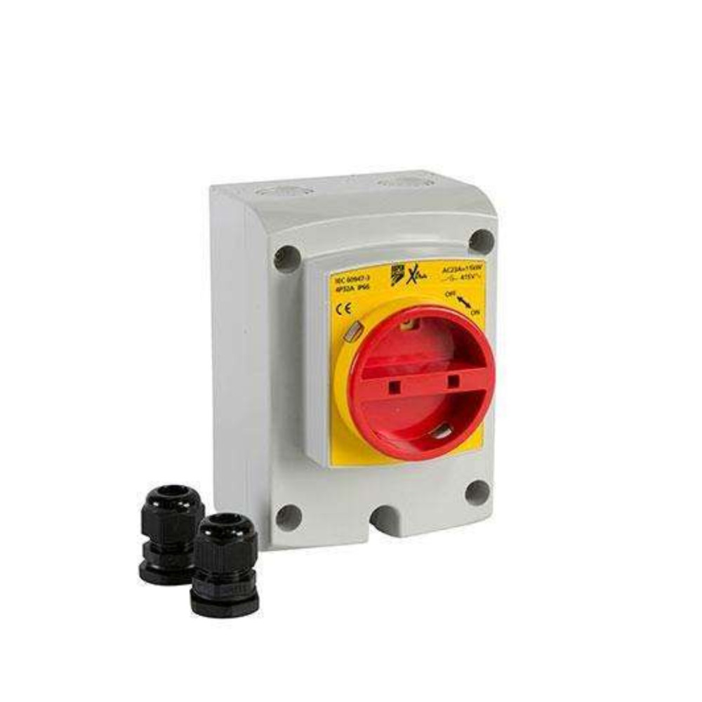 Switches : On-Off Waterproof Switch 32A 230V 4-pole IP66 ...