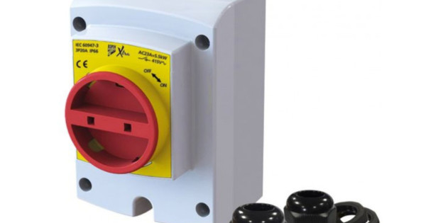 Switches : On-Off Waterproof Switch 32A 230V 4-pole IP66 ...