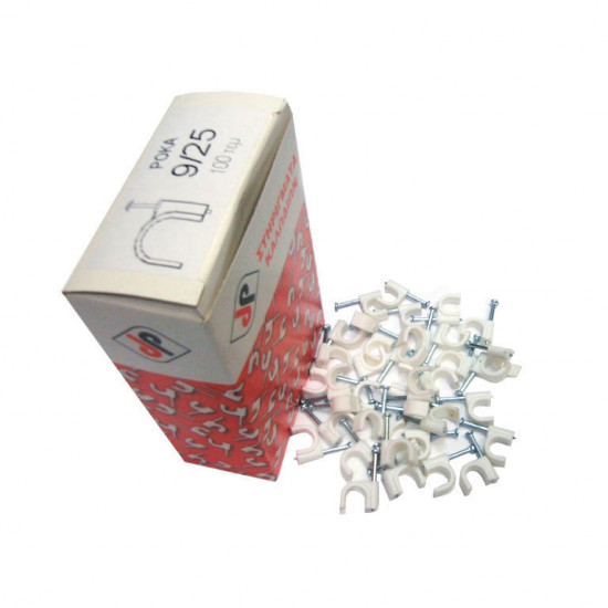 PLASTIC CLIPS 9/25 ROUND DIM PLASTIC CLIPS 9/25 ROUND DIM