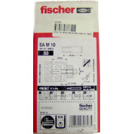 WALL ACHORS FOR CABLE, METAL   ΕΑΜ 10 , "ACRTOOLS"