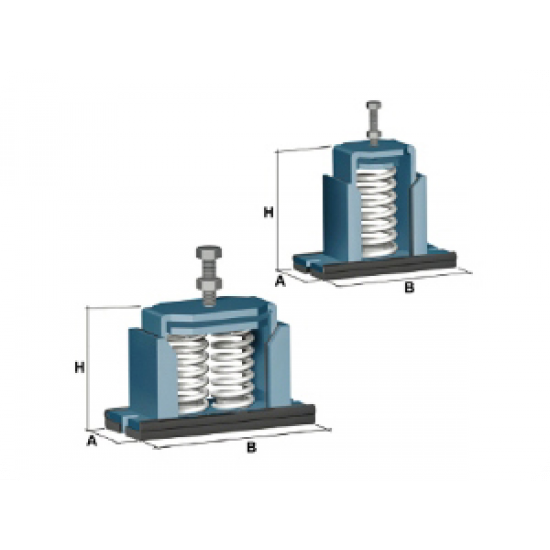 ANTIVIBRATION - SM1000.2 (2 Springs) "ACRTOOLS" ANTIVIBRATION - SM1000.2 (2 Springs) "ACRTOOLS"
