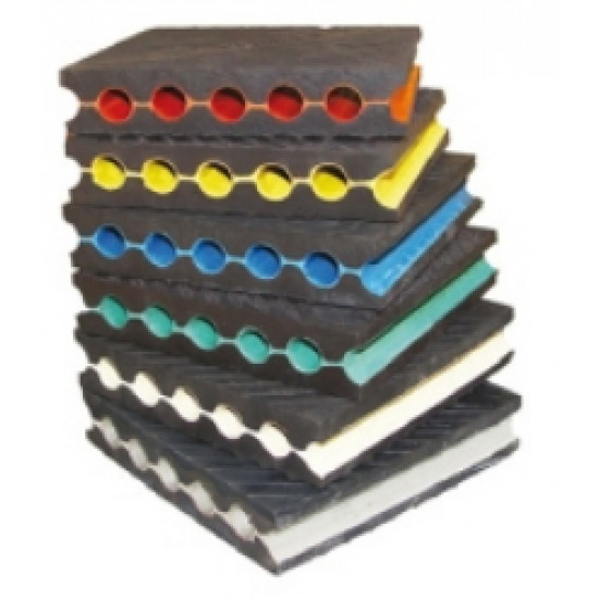 ANTIVIBRATION ELASTIC PAD ACR - EP 12.5#12.5 RED ANTIVIBRATION ELASTIC PAD ACR - EP 12.5#12.5 RED