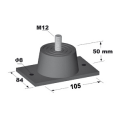 ANTIVIBRATION METAL-RUBBER  ACR - EM3 BLUE