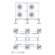 Support  system 4 units, 2m, "Standard"