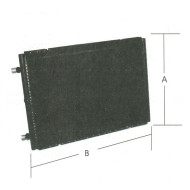 ALUMINUM CONDENSER PARALLEL FLOW 12"#20" or 305#508mm  "OMEGA"
