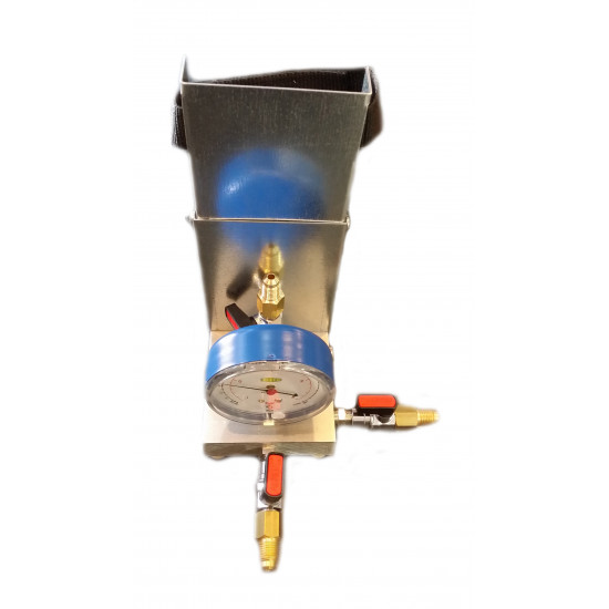 SEVICE VALVE WITH PLATFORM FOR R600/R290 CARTIDGES WITH GAUGE, ACRTOOLS SEVICE VALVE WITH PLATFORM FOR R600/R290 CARTIDGES WITH GAUGE, ACRTOOLS
